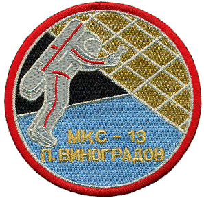 Patch Pavel Vinogradov ISS-13