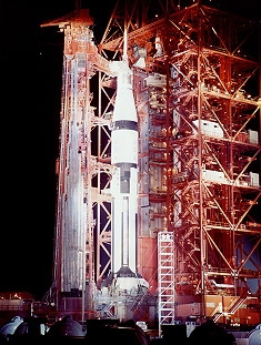 Apollo 7 on launch pad
