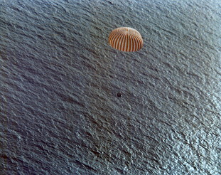 Gemini 7 landing