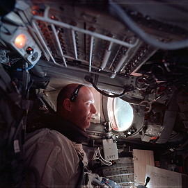 Stafford onboard Gemini 9A