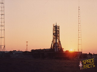 Soyuz 14 on launch pad