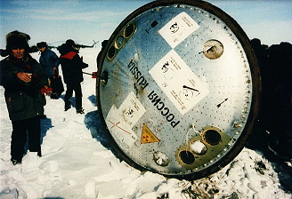 Soyuz TM-24 recovery
