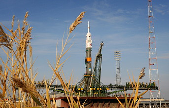 Soyuz TMA-13 on the launch pad