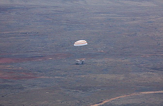 Soyuz TMA-2 landing