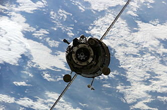 Ankunft von Sojus TMA-7 an der ISS