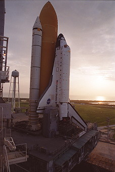 STS-106 auf der Startrampe