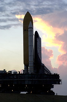 STS-113 rollout