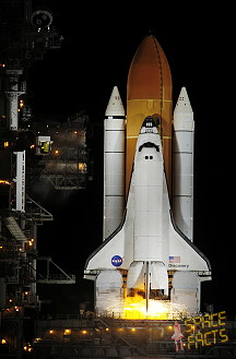 STS-116 auf der Startrampe