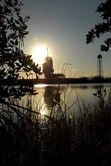STS-124 on launch pad