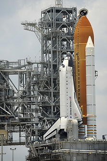 STS-127 on launch pad