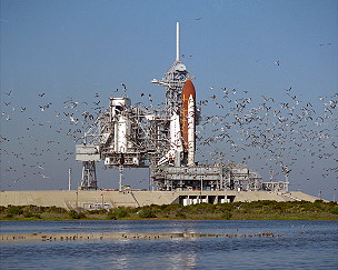 STS-27 on launch pad