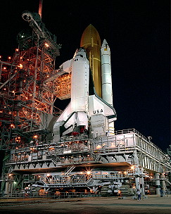 STS-28 rollout