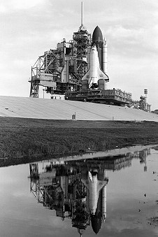 STS-30 on launch pad