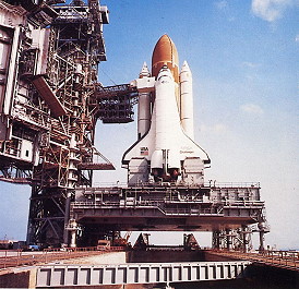 STS-41C on launch pad