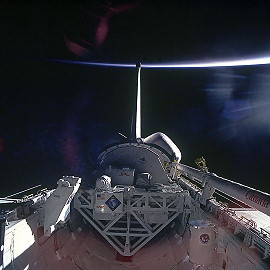 STS-52 in orbit