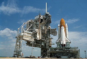 STS-70 on launch pad
