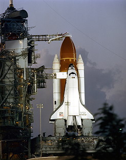 STS-7 on launch pad