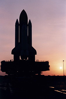 STS-83 rollout