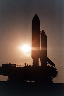 STS-84 rollout