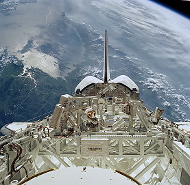 STS-85 in orbit