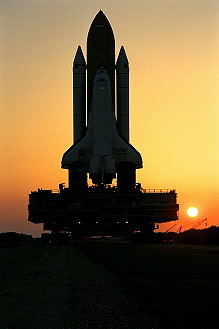 STS-91 rollout