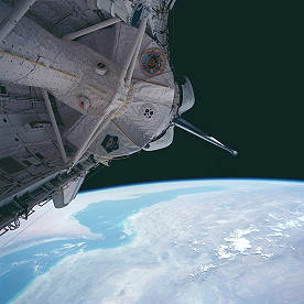 STS-94 in orbit