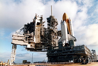 STS-94 on launch pad