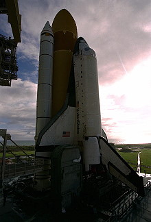 STS-94 rollout