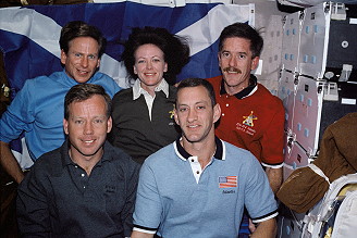 traditional in-flight photo STS-104