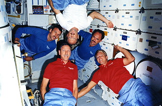 traditional in-flight photo STS-26