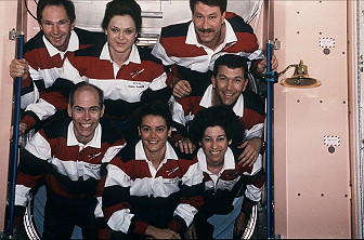 traditional in-flight photo STS-96