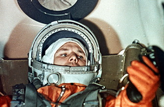 Gagarin onboard Vostok