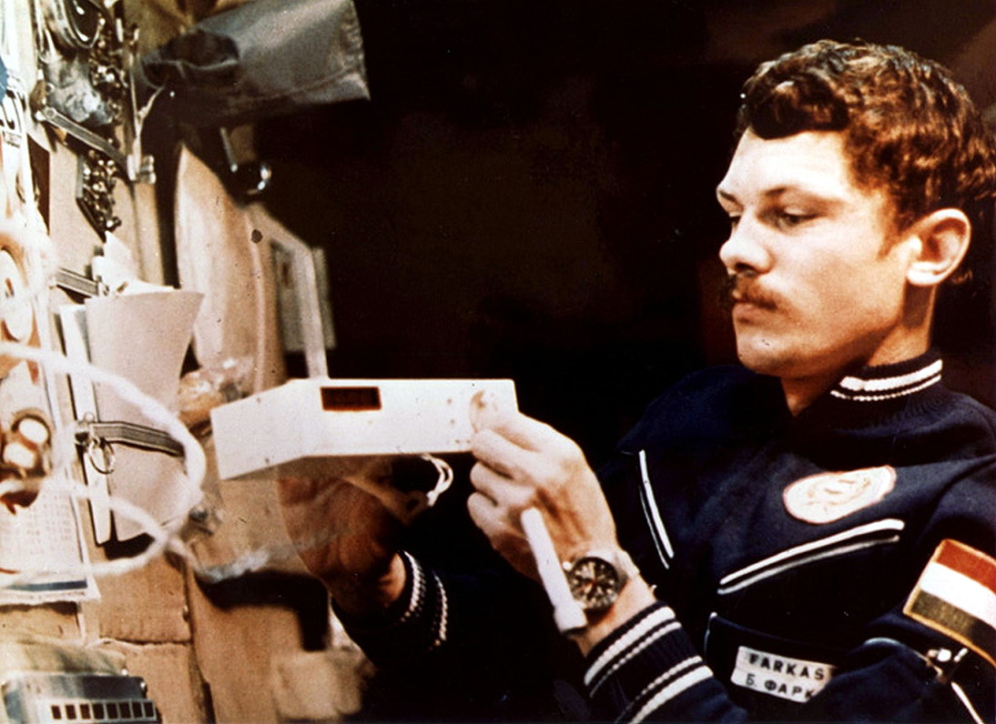 Farkas onboard Salyut 6