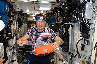 Matthias Maurer an Bord der ISS