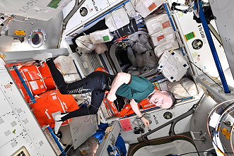 life onboard ISS