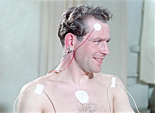 German Titow im Training