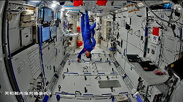 life onboard Tiangong