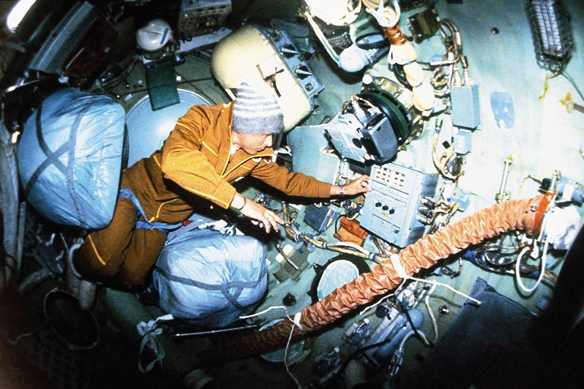 life onboard Salyut 7