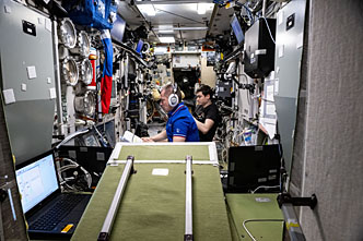 life onboard ISS