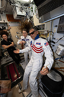 Leben an Bord der ISS