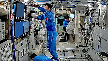 Leben an Bord von Tiangong