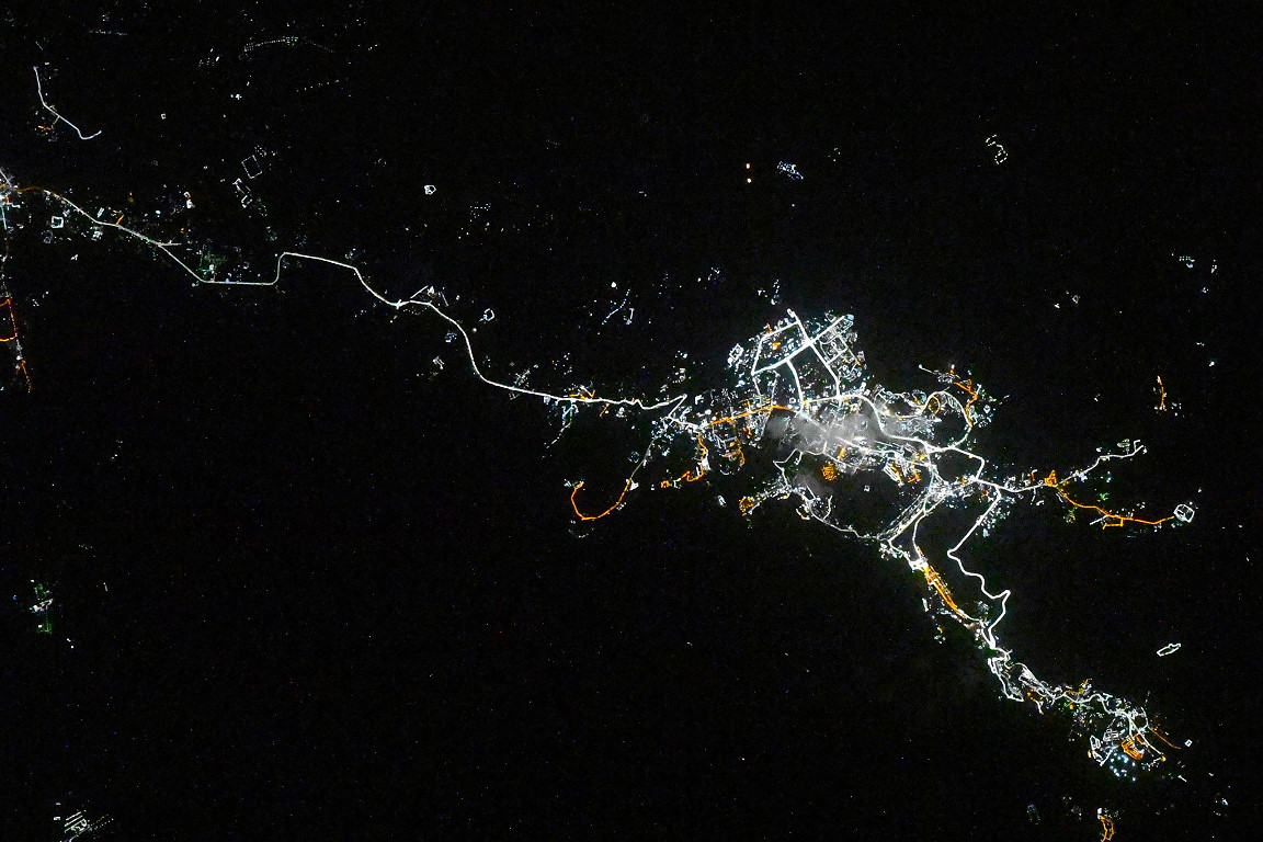 Petropavlovsk by night