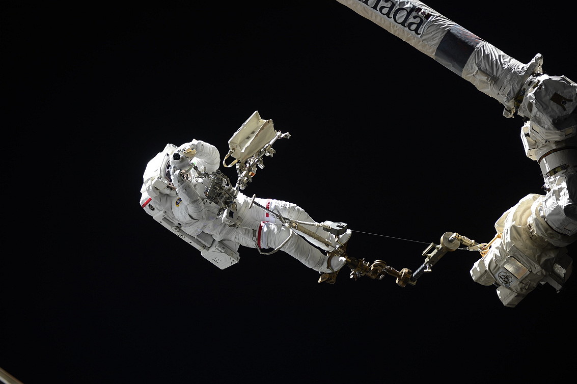 EVA Luca Parmitano am 15. November 2019