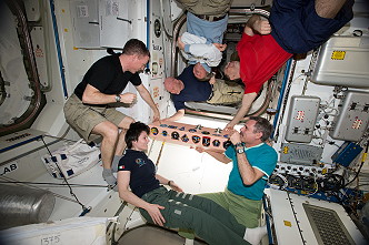 life onboard ISS