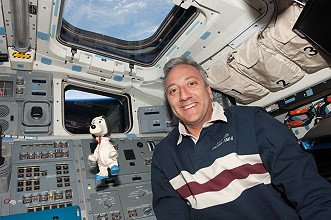 Massimino with Snoopy