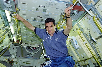 Linteris an Bord des Space Shuttle