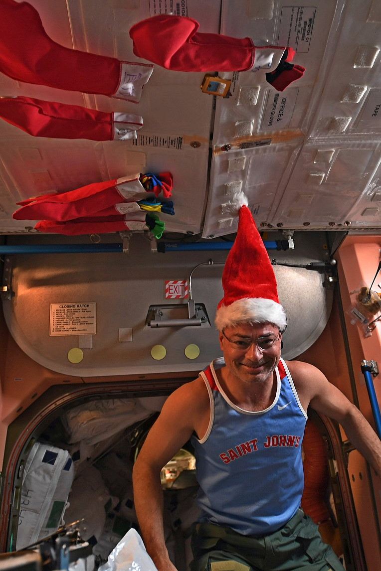 Christmas on the ISS