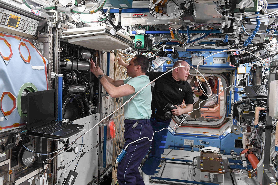 life onboard ISS