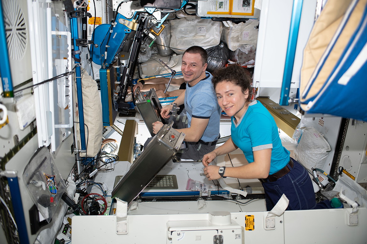 Leben an Bord der ISS