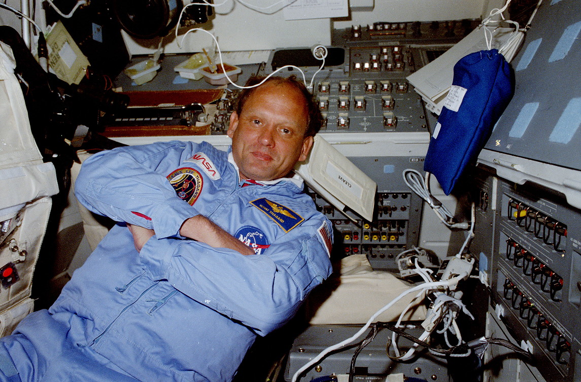 Thagard onboard Space Shuttle
